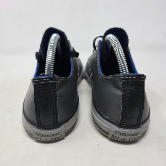Converse Chuck Taylor All Star Low Black Blue Stitch Youth 4 - Picture 5 of 8
